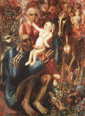 Pavel Filonov Peasant Family (mk19) Spain oil painting art